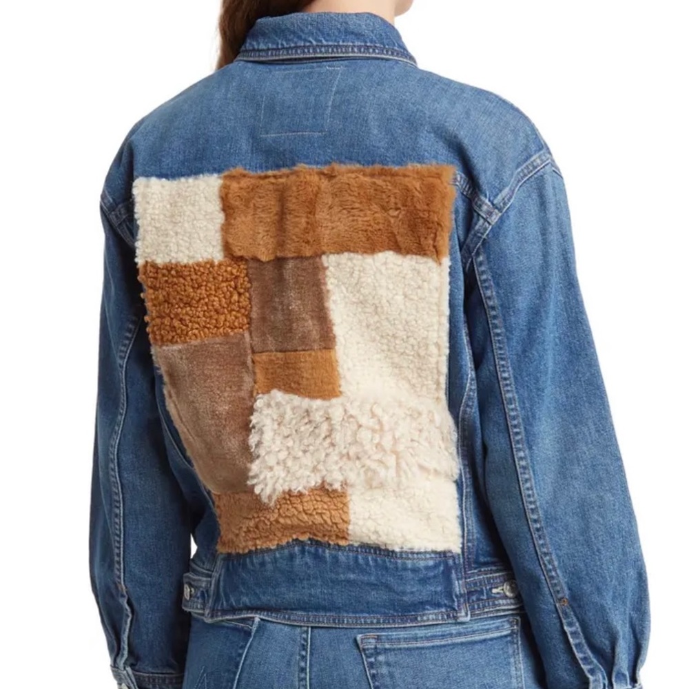 Mother Superior Women’s Denim Blue Jacket Size Medium
